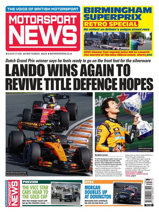 Cover image for Motorsport News